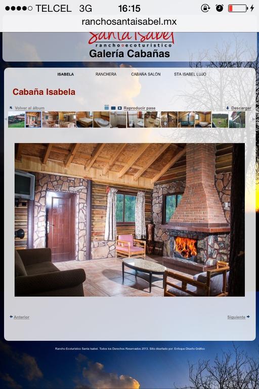 Cabanas Santa Isabel Villa Refugio Eksteriør bilde